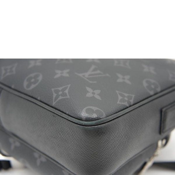 36245 7 Louis Vuitton Outdoor Messenger PM Eclipse Taiga Black