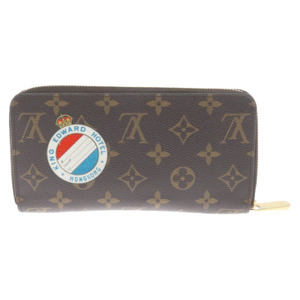 3624c140007 2a Louis Vuitton Zippy Wallet My Lv World Tour Leather Brown