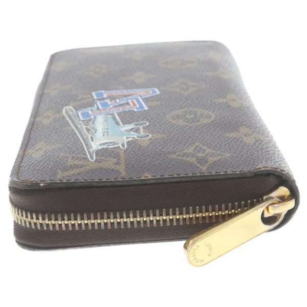 3624c140007 3a Louis Vuitton Zippy Wallet My Lv World Tour Leather Brown