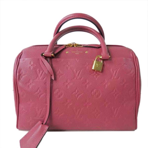 36935 1 Louis Vuitton Speedy Bandouliere 25 Monogram Handbag Pink