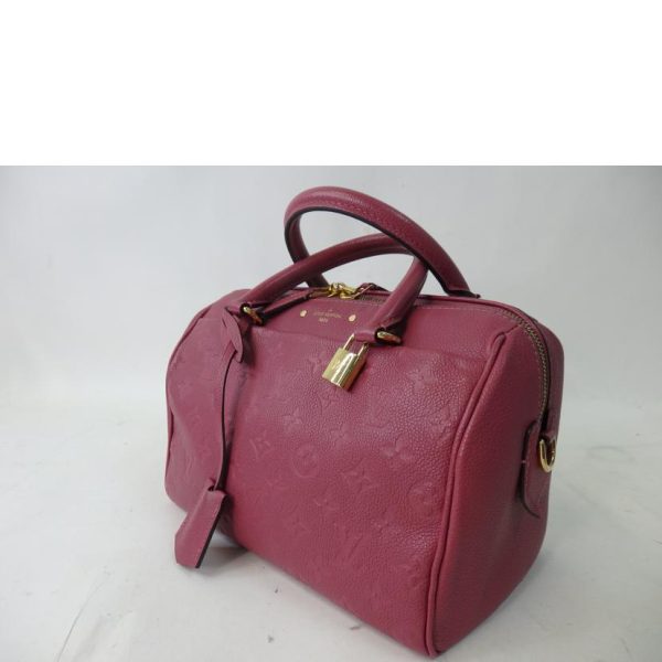 36935 3 Louis Vuitton Speedy Bandouliere 25 Monogram Handbag Pink