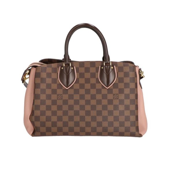 37055 2 Louis Vuitton Normandie Damier Ebene Shoulder Bag Brown