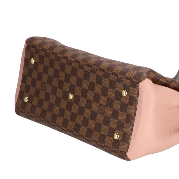 37055 3 Louis Vuitton Normandie Damier Ebene Shoulder Bag Brown