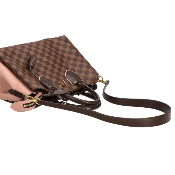 37055 4 Louis Vuitton Normandie Damier Ebene Shoulder Bag Brown