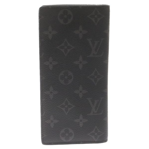 3724e240021 2 LOUIS VUITTON Portefeuille Braza Monogram Bifold Wallet Leather Black