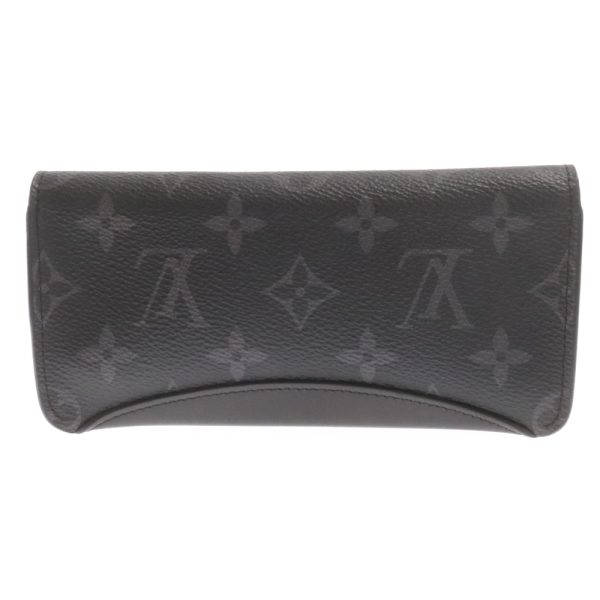 3724e300028 2 LOUIS VUITTON Lv Woody Glasses Case Monogram Eclipse