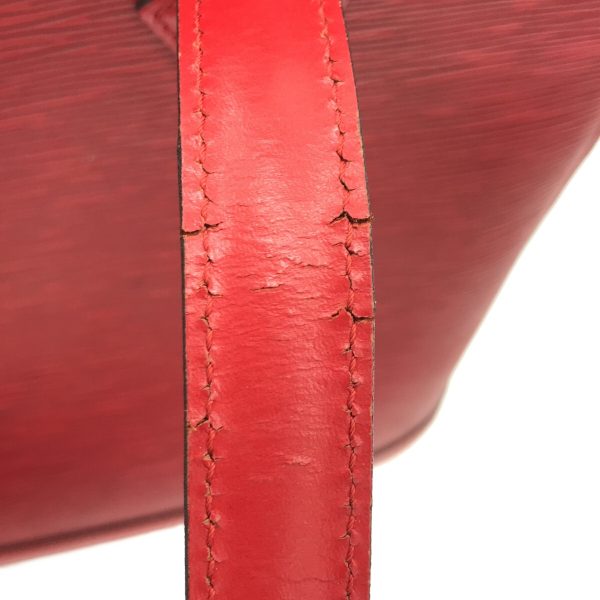 37325711 12 Louis Vuitton Rusac Castilian Leather Shoulder Bag Red