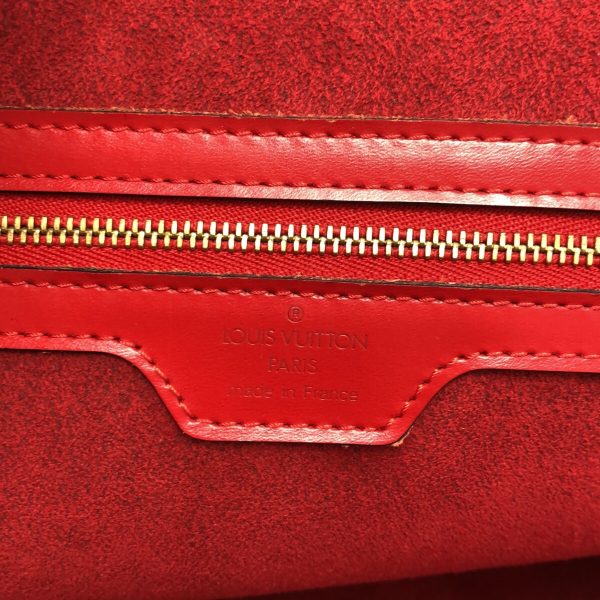 37325711 7 Louis Vuitton Rusac Castilian Leather Shoulder Bag Red