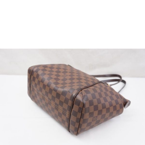 37368 4 Louis Vuitton Totally Damier Ebene Bag Brown