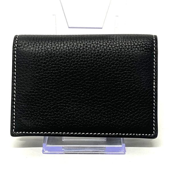 37392816 2 Christian Dior Saddle Business Card Holder Black