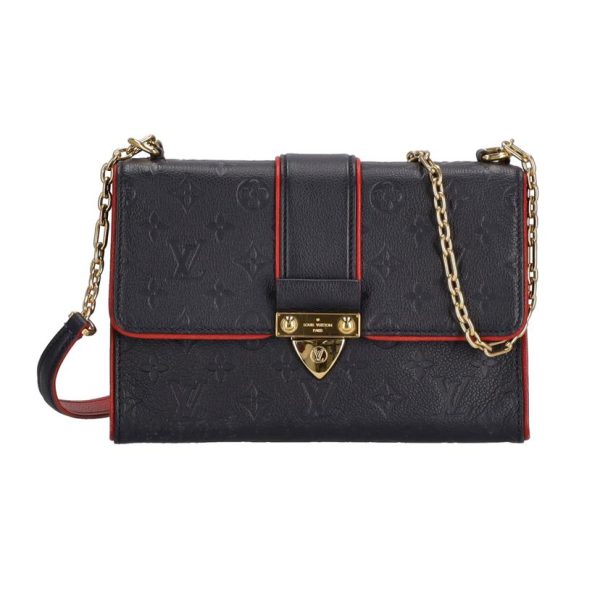 37406 1 Louis Vuitton Saint Sulpice PM Monogram Marine Rouge