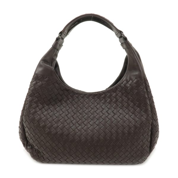 37535 1 1 Bottega Veneta Intrecciato Leather Shoulder Tote Bag Brown