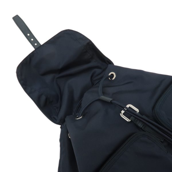 37535 8 9 Prada Backpack Rucksack Navy