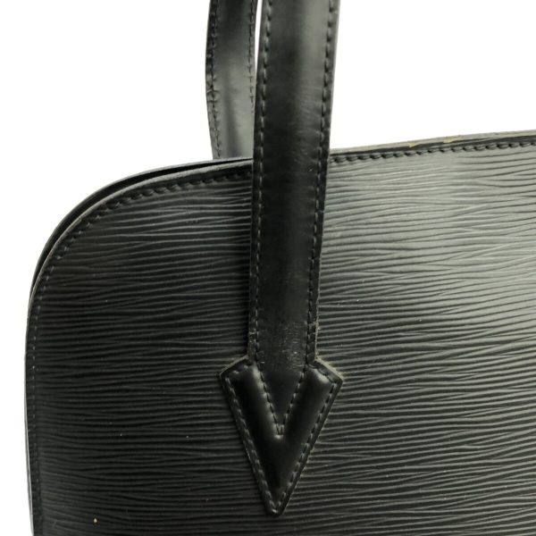 37569893 10 Louis Vuitton Rusac Leather Shoulder Bag Black