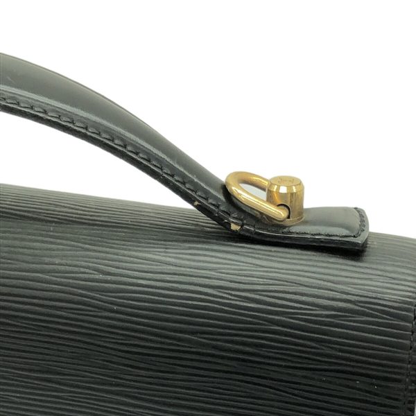 37570245 10 Louis Vuitton Monceau Hardware Leather Handbag Black