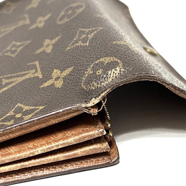 37612466 6 Louis Vuitton Pochette Credit Wallet Monogram Canvas Brown