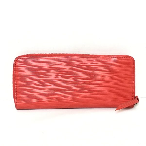 37612715 2 Louis Vuitton Portefeuille Clemence Long Wallet Leather Coquelicot