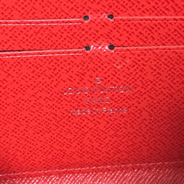 37612715 5 Louis Vuitton Portefeuille Clemence Long Wallet Leather Coquelicot