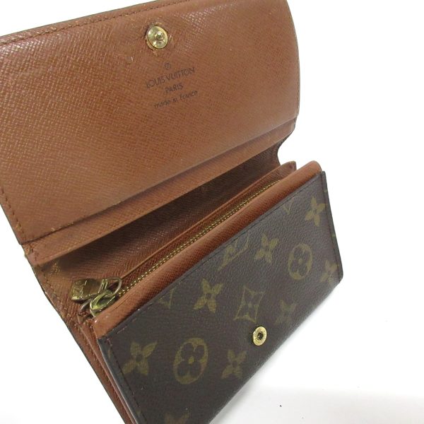 37628860 3 Louis Vuitton Porte Monet Bier Wallet Monogram Canvas Brown