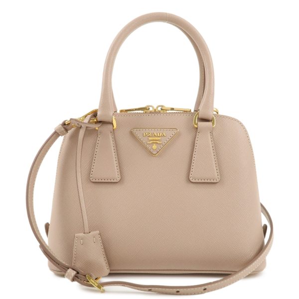 37660 9 1 Prada 2way Handbag Shoulder Bag Pink Beige