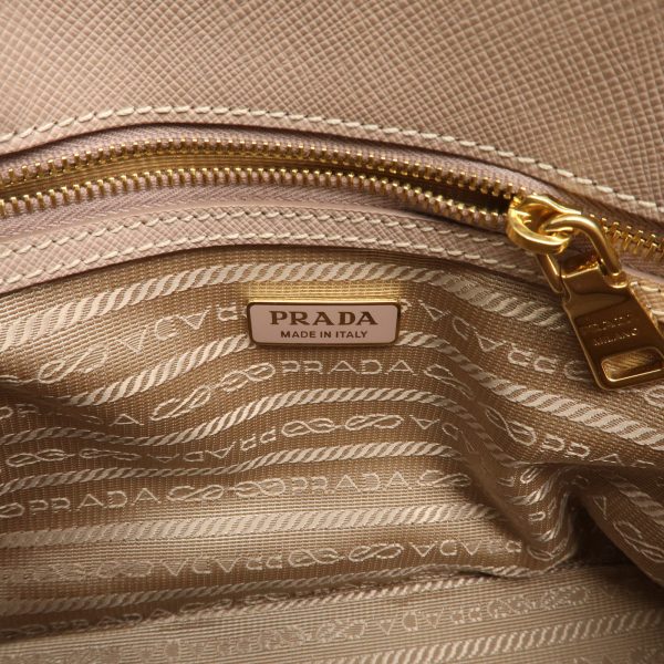 37660 9 11 Prada 2way Handbag Shoulder Bag Pink Beige