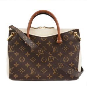 37664 1 Louis Vuitton Pochette Accessoire Pouch Monogram Brown