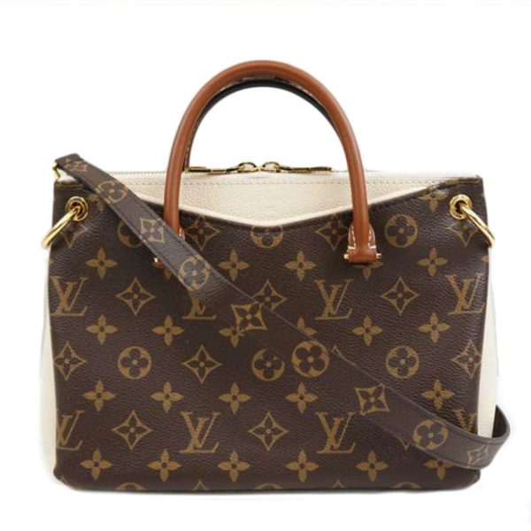 37664 1 Louis Vuitton Palas BB Monogram Shoulder Bag Brown