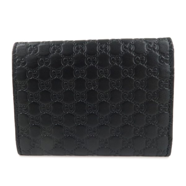 37724 16 2 Gucci Micro Guccissima Leather Card Case Business Card Holder Black