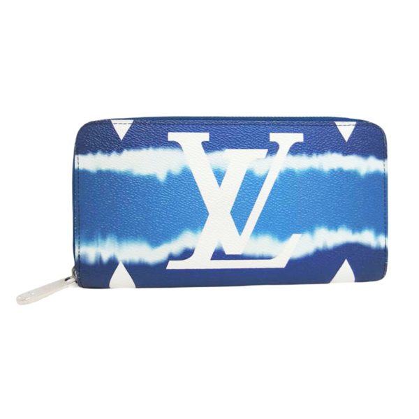 37761 1 Louis Vuitton Zippy Wallet Escal Blue