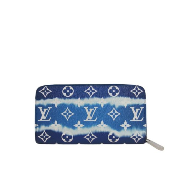 37761 2 Louis Vuitton Zippy Wallet Escal Blue