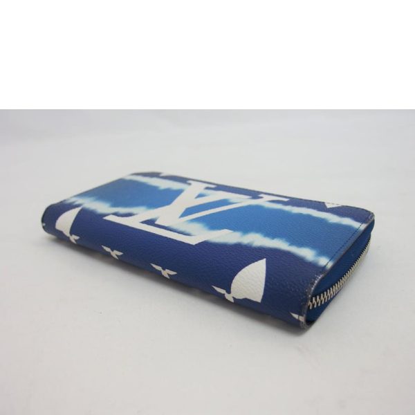 37761 3 Louis Vuitton Zippy Wallet Escal Blue