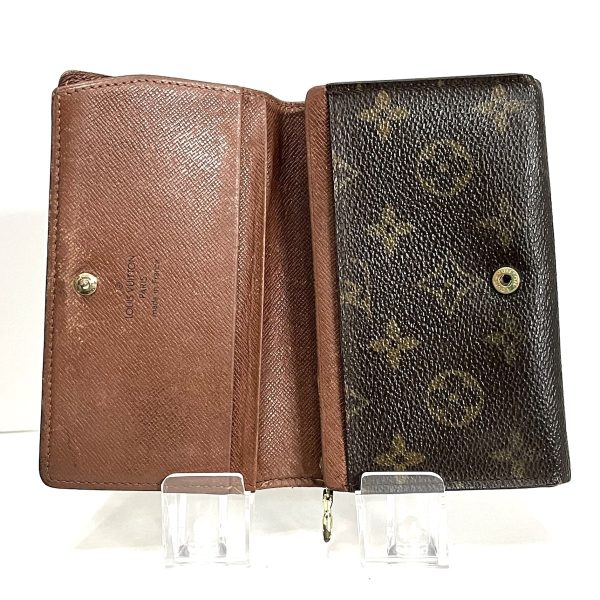 37792470 3 Louis Vuitton Porte Monet Bier Wallet Monogram Canvas Brown