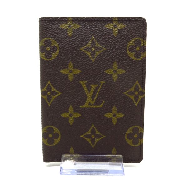 37799272 1 Louis Vuitton Couverture Passport Case Monogram Canvas Brown