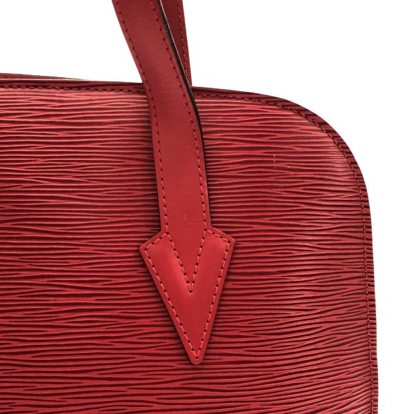 37815540 10 Louis Vuitton Rusac Castilian Leather Shoulder Bag Red