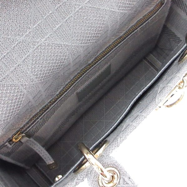 37824594 6 Christian Dior Lady Delight Medium Bag Handbag Gold Hardware Gray