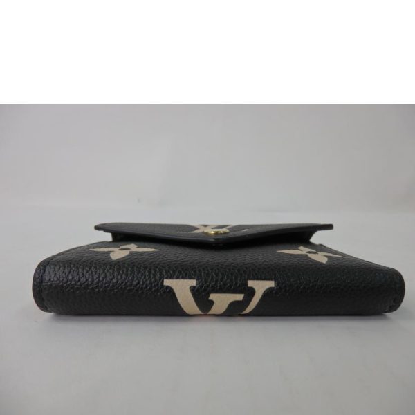 37869 4 Louis Vuitton Portefeuil Victorine Monogram Empreinte Wallet Black