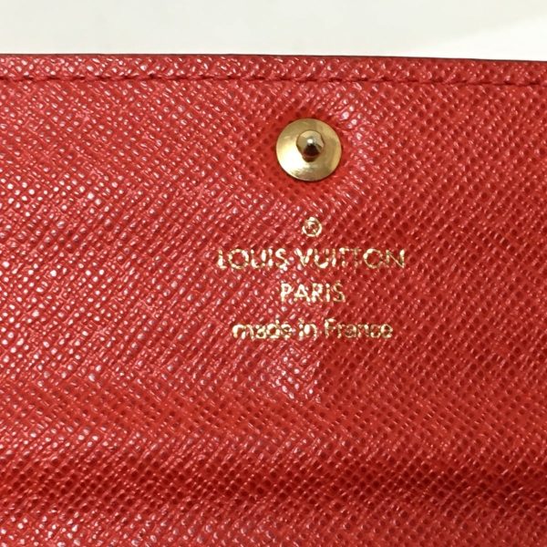 37875540 5 Louis Vuitton Pochette Credit Wallet Rouge Brown