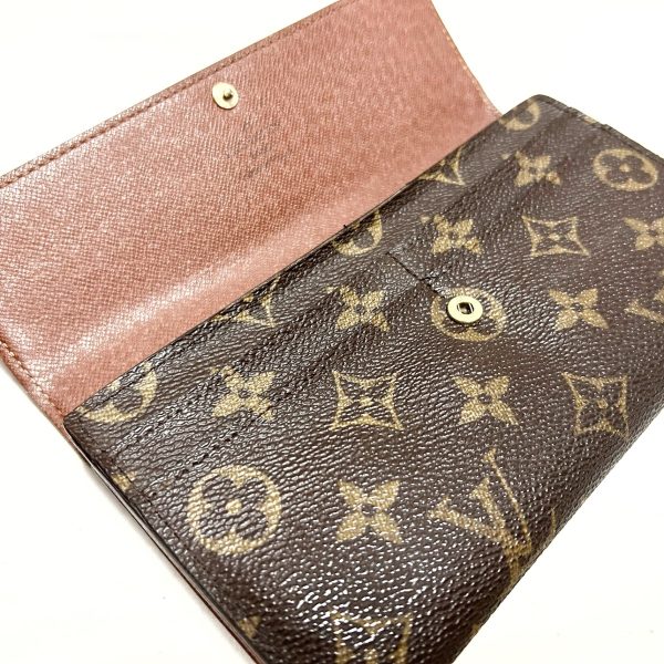 37876043 3 Louis Vuitton Portefeuille Sara Long Wallet Canvas