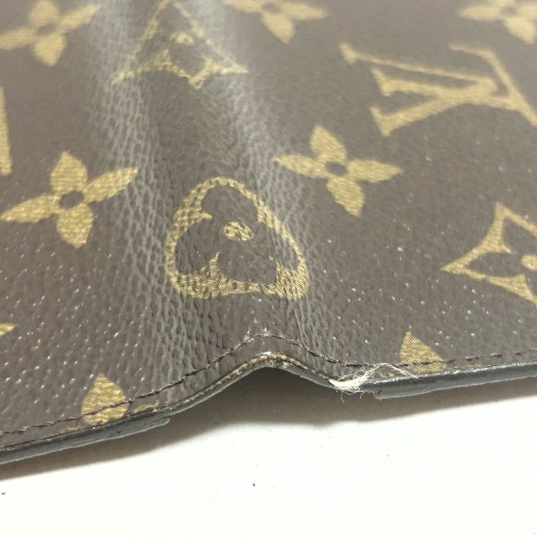 37876236 7 Louis Vuitton Vertical Pass Case Monogram Canvas Brown