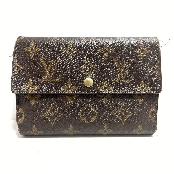 37876237 1 Louis Vuitton Porte Tresor Wallet Monogram Canvas Brown