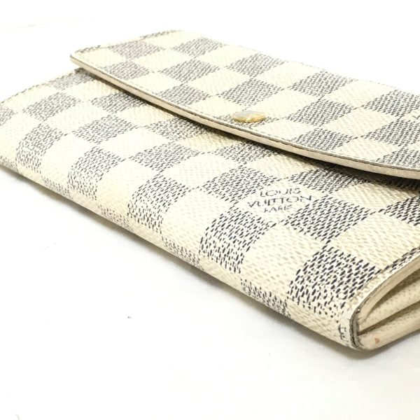 37878108 13 Louis Vuitton Portefeuille Sara Nm2 Long Wallet Canvas Azur