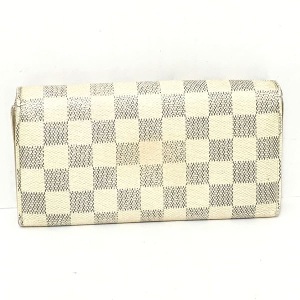 37878108 2 Louis Vuitton Portefeuille Sara Nm2 Long Wallet Canvas Azur