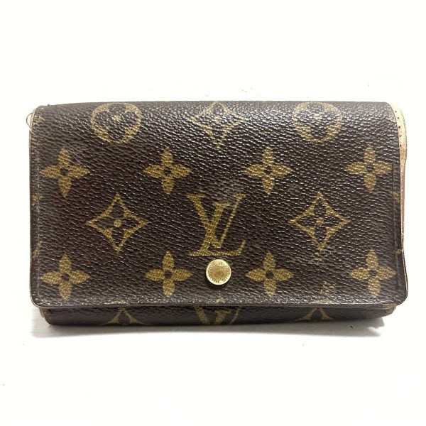 37884492 1 Louis Vuitton Portomone Vietresor Wallet Monogram Canvas Brown