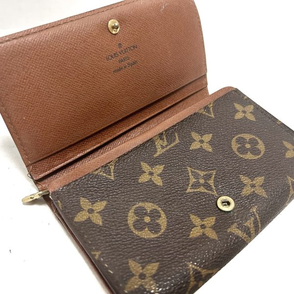 37884492 3 Louis Vuitton Portomone Vietresor Wallet Monogram Canvas Brown