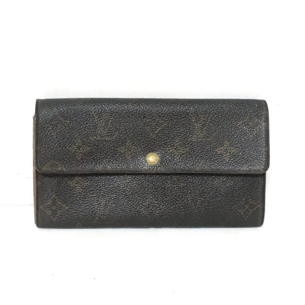 37894787 1 Louis Vuitton Pochette Porte Mone Credit Long Wallet Canvas