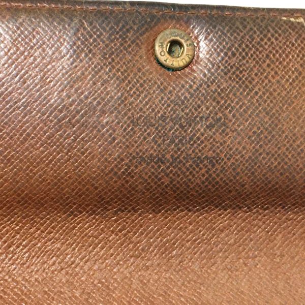 37894787 5 Louis Vuitton Pochette Porte Mone Credit Long Wallet Canvas