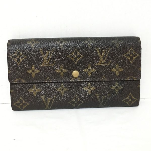 37896383 1 Louis Vuitton Pochette Credit Wallet Monogram Canvas Brown