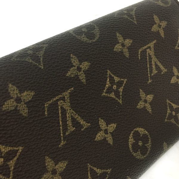 37896383 10 Louis Vuitton Pochette Credit Wallet Monogram Canvas Brown