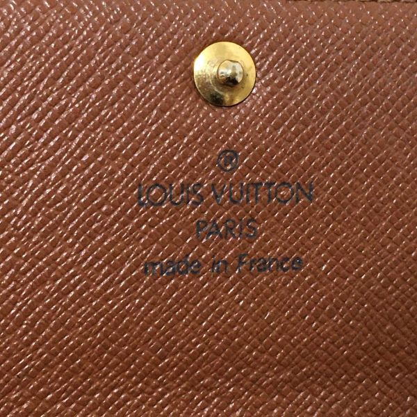 37896383 5 Louis Vuitton Pochette Credit Wallet Monogram Canvas Brown