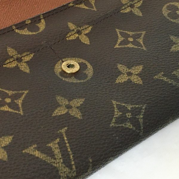 37896383 8 Louis Vuitton Pochette Credit Wallet Monogram Canvas Brown